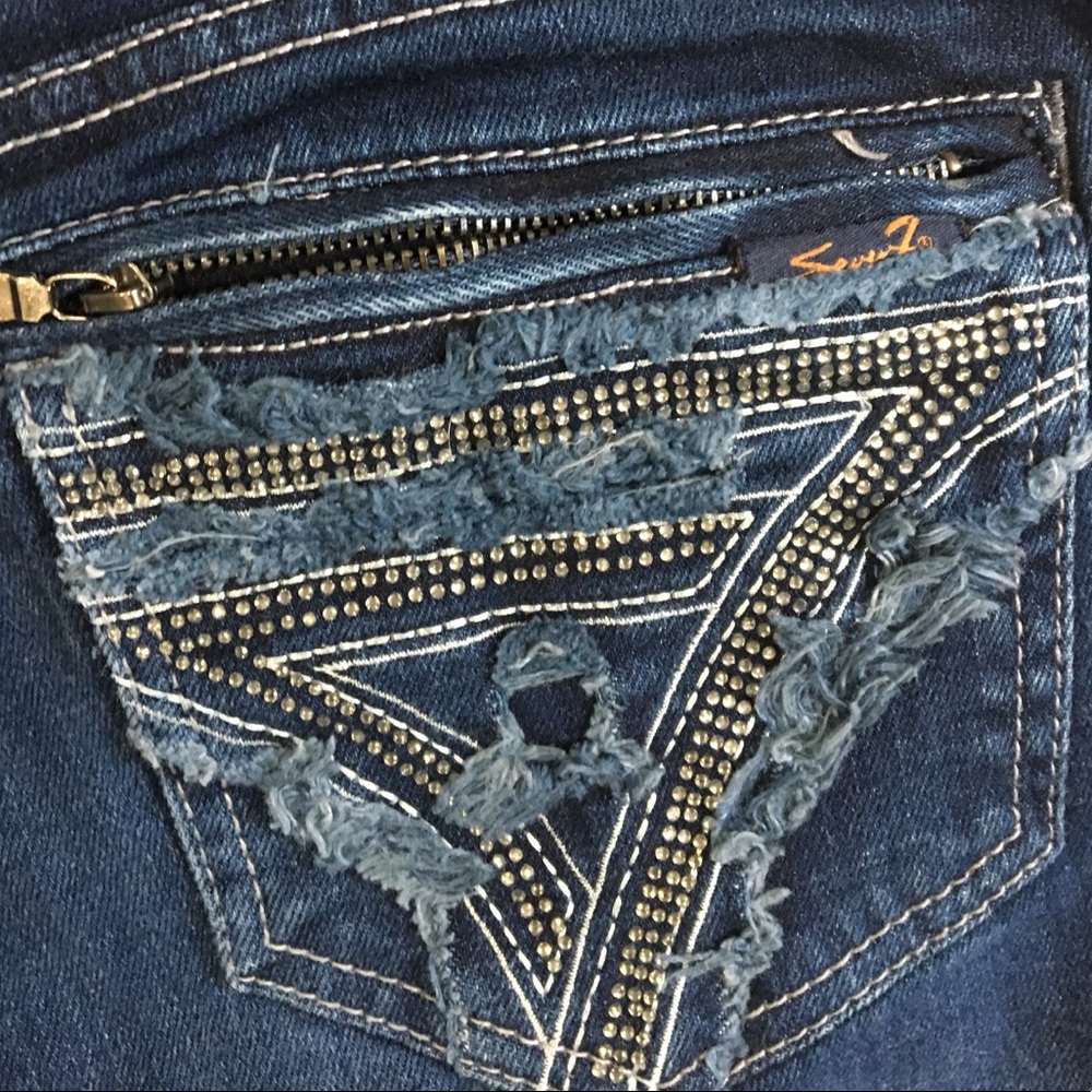 Seven7 jeans 27 slim straight 29.5” inseam